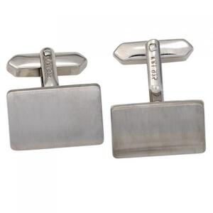 Manschettenkn�pfe 925 Sterling Silber rhodiniert matt