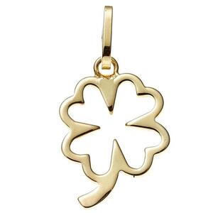 Anh�nger Kleeblatt 333 Gelbgold