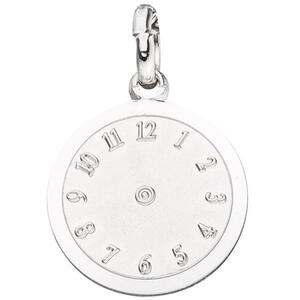 Kinder Anh�nger Taufuhr 925 Sterling Silber mattiert Kinderanh�nger