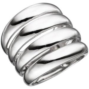 Damen Ring ca. 21 mm breit, 925 Sterling Silber (Gre: 56)