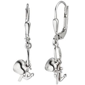Kinder Ohrh�nger Glaube Liebe Hoffnung 925 Sterling Silber Kinderohrringe