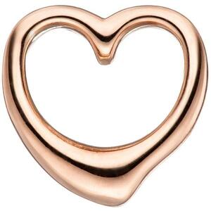 Kinder Anhnger Herz 925 Sterling Silber rotgold vergoldet