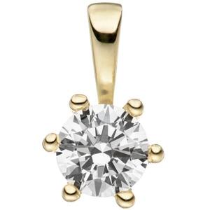 Anh�nger 333 Gold Gelbgold 1 Zirkonia Goldanh�nger