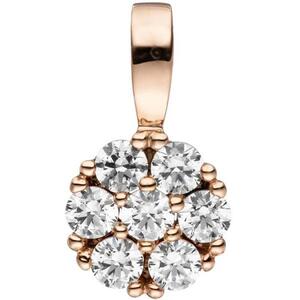 Anh�nger 333 Gold Rotgold 7 Zirkonia Rotgold Anh�nger