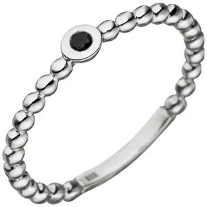 Damen Ring Kugel 333 Weigold 1 Safir blau Kugelring Safirring (Gre: 50)