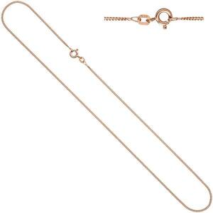 Panzerkette 925 Sterling Silber Rotgold vergoldet 1,3 mm 50 cm