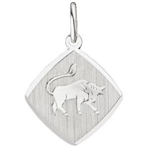 Anh�nger Sternzeichen Stier 925 Sterling Silber teilmattiert