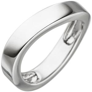 Damen Ring, 925 Sterling Silber, 4,4 mm breit (Gr��e: 50)