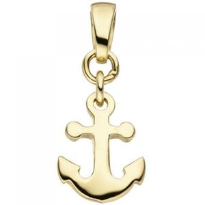 Anh�nger Anker 375 Gold Gelbgold Goldanh�nger Ankeranh�nger