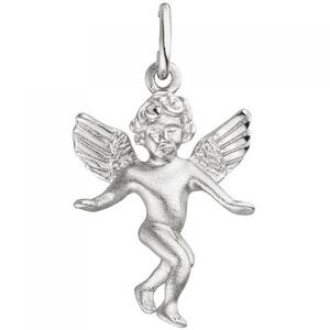 Anh�nger Engel Schutzengel 925 Sterling Silber matt