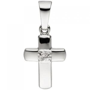 Anh�nger Kreuz 333 Gold Wei�gold Kreuzanh�nger Goldanh�nger