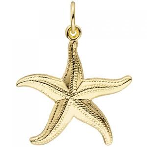 Anh�nger Seestern 333 Gold Gelbgold Goldanh�nger