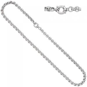 Erbskette 585 Weigold 45 cm Kette Halskette Weigoldkette Federring