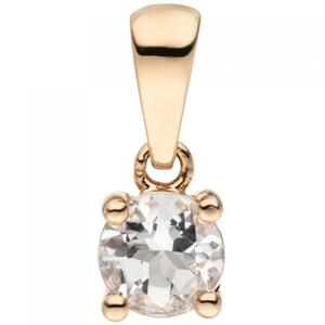 Anh�nger Morganit 585 Gold Rotgold 1 Morganit rosa Morganitanh�nger