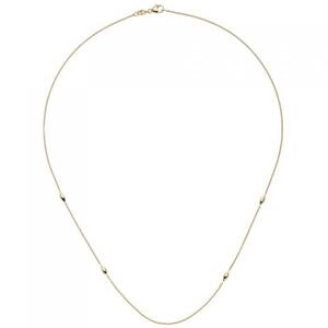Collier Halskette 585 Gold Gelbgold 45 cm Kette Goldkette