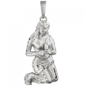 Anh�nger Sternzeichen Jungfrau 925 Sterling Silber mattiert