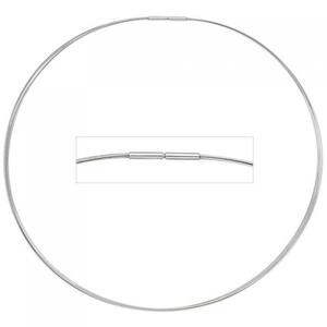 Halsreif 5-reihig Edelstahl 45 cm