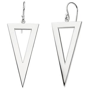 Ohrh�nger Ohrhaken Dreieck 925 Sterling Silber Ohrringe Silberohrringe