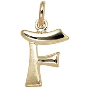 Anh�nger Buchstabe F 375 Gold Gelbgold Buchstabenanh�nger