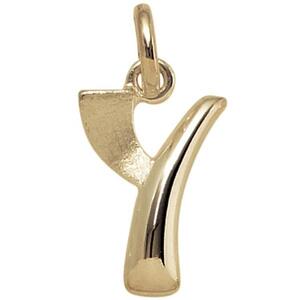 Anh�nger Buchstabe Y 375 Gold Gelbgold Buchstabenanh�nger