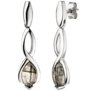 Ohrh�nger 925 Sterling Silber 2 Turmalinquarze Ohrringe