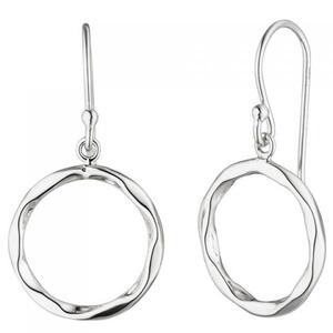 Ohrh�nger rund 925 Sterling Silber Ohrringe Silberohrringe