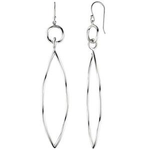 Ohrh�nger 925 Sterling Silber 87 mm Ohrringe Silberohrringe