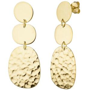 Ohrh�nger 925 Sterling Silber gold vergoldet, 46,2 mm Ohrringe