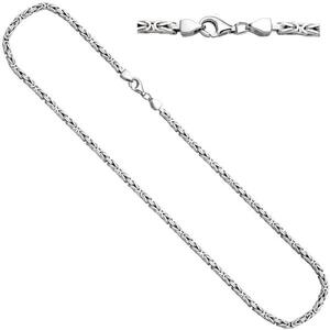 K�nigskette 925 Sterling Silber 3,1 mm 50 cm Kette Halskette Silberkette