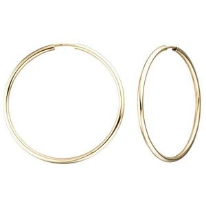 Creolen 585 Gold Gelbgold Ohrringe Goldohrringe