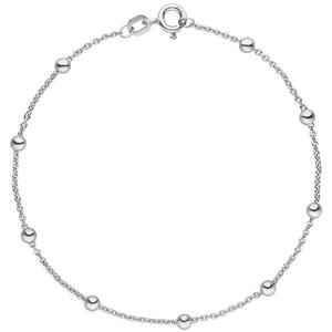 Fu�kettchen Fu�kette mit Kugeln 925 Sterling Silber 25 cm