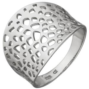 Damen Ring 17,5 mm breit 925 Sterling Silber (Gr��e: 58)