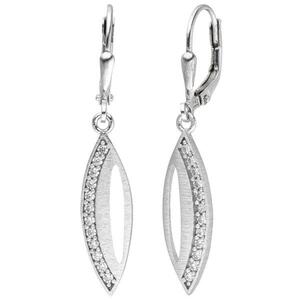 Ohrh�nger 925 Sterling Silber 24 Zirkonia Ohrringe Boutons Silberohrringe
