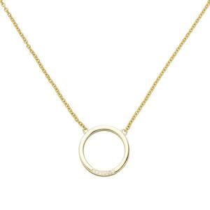 Collier Halskette 585 Gold Gelbgold 7 Diamanten Brillanten 44 cm Kette