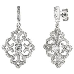 Ohrh�nger 925 Sterling Silber 178 Zirkonia Ohrringe