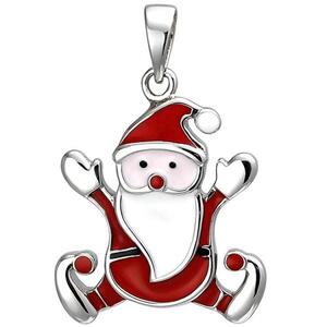Kinder Anh�nger Weihnachtsmann 925 Sterling Silber