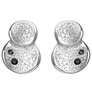 Ohrstecker 925 Sterling Silber 4 Zirkonia Ohrringe Silberohrringe