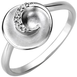 Damen Ring 925 Sterling Silber mit 4 Zirkonia (Gr��e: 56)