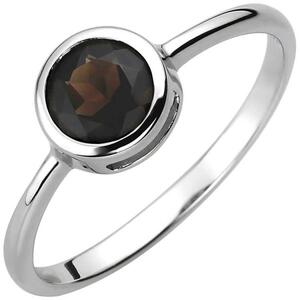 Damen Ring aus 925 Sterling Silber 1 Rauchquarz (Gr��e: 52)