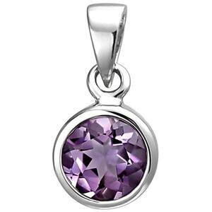 Anh�nger 925 Sterling Silber 1 Amethyst lila violett