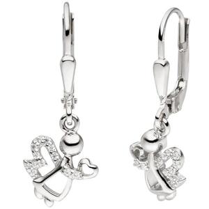 Ohrh�nger Engel 925 Sterling Silber 24 Zirkonia Ohrringe