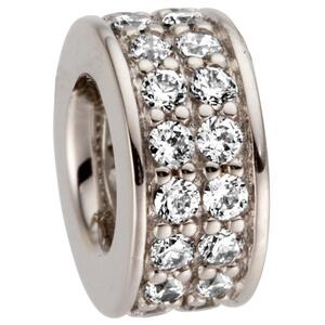 Anh�nger 585 Gold Wei�gold 32 Diamanten Brillanten 0,25ct.