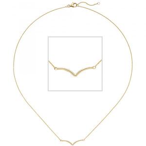 Collier Halskette 585 Gold Gelbgold 45 cm