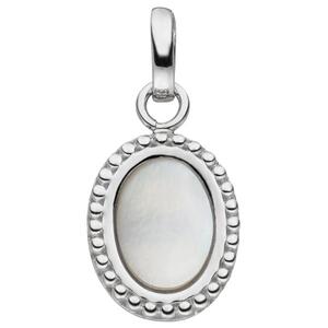 Anh�nger 925 Sterling Silber 1 Perlmutt-Einlage oval