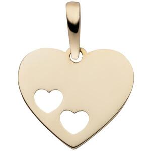 Anh�nger Herzen 333 Gold Gelbgold