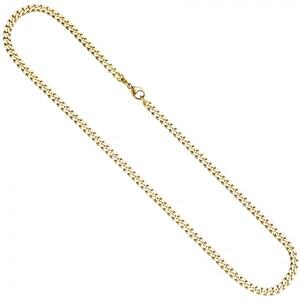 Panzerkette 333 Gold Gelbgold 4,6 mm 60 cm Kette Halskette