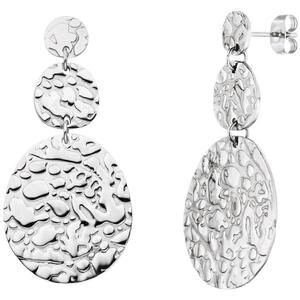 Ohrh�nger Edelstahl mit Struktur Ohrringe