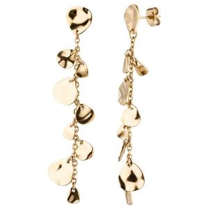 Ohrh�nger aus Edelstahl gelbgoldfarben beschichtet, Ohrringe