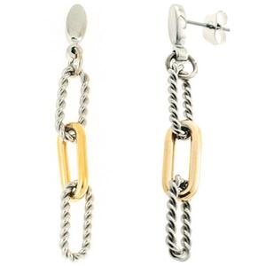 Ohrh�nger aus Edelstahl goldfarben beschichtet