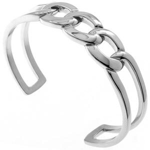 Armspange / offener Armreif aus Edelstahl, 15,1 mm breit